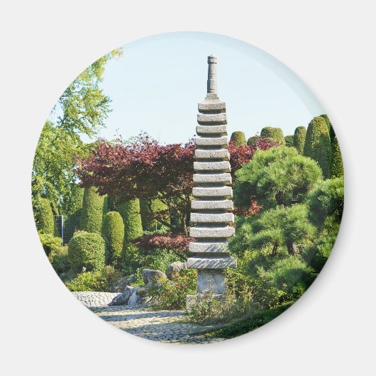日本庭園 マグネット (正面)