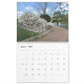 日本庭園 2025年 カレンダー (3月 2027)