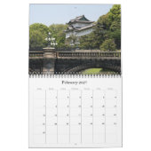 日本建築 カレンダー (2月 2027)