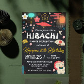 日本式鉄板焼きディナー 誕生日  招待状