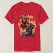 日本忍者対侍 Tシャツ (デザイン正面)