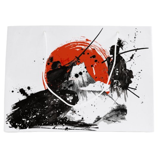 日本抱き枕 ラージペーパーバッグ (正面)