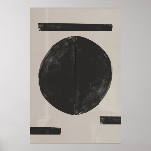 日本抽象芸術ポスター ポスター (正面)