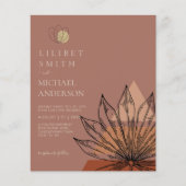 日本抽象芸術北欧結婚幾何学 チラシ (正面)