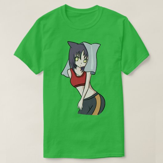 日本文化芸術アニメ大宅美女 Tシャツ (デザイン正面)