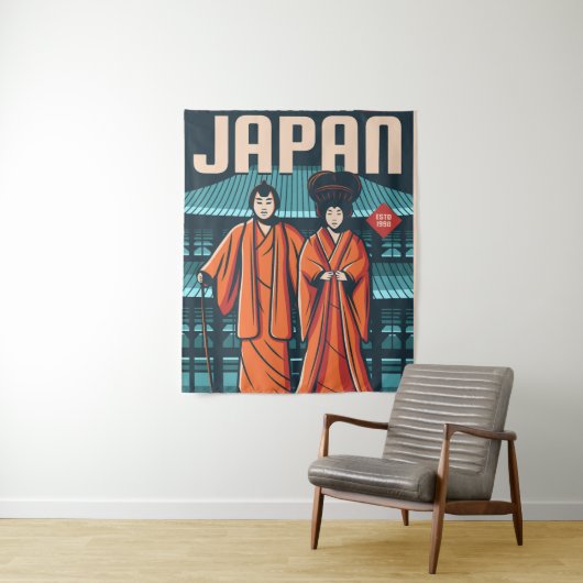 日本文化 タペストリー (インサイチュ)