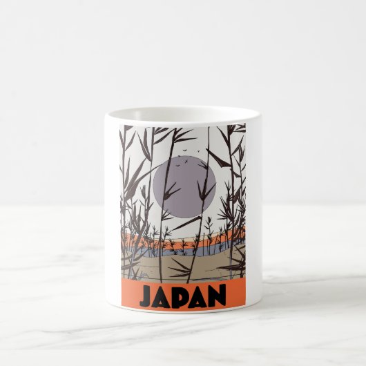日本旅行ポスター コーヒーマグカップ (中央)