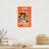 日本旅行ポスター 日本の芸術 Northwest Orient ポスター (キッチン)