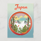 日本旅行ロゴ インビテーションポストカード (正面)