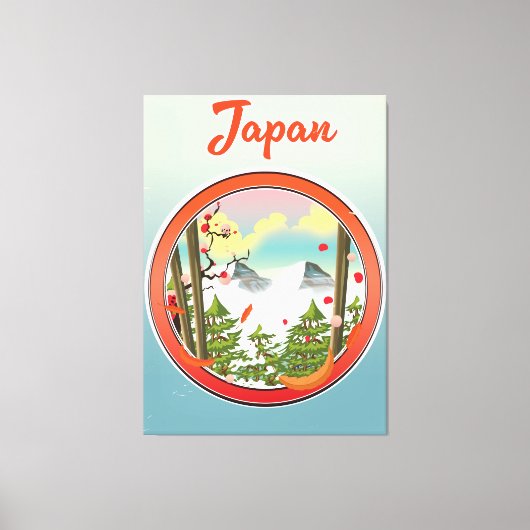 日本旅行ロゴ キャンバスプリント (正面)
