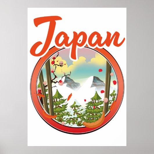 日本旅行ロゴ ポスター (正面)
