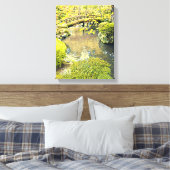 日本旅行伝統的用日本の園 キャンバスプリント (インサイチュ (寝室))