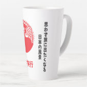 日本旅行 カフェラテマグ (右アングル)