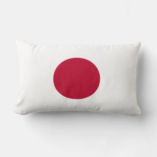 日本旗のアメリカ人のMoJoのLumbarの枕 ランバークッション (正面)