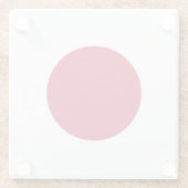 日本旗付きガラスコースター ガラスコースター (裏面)