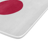 日本旗付き小ガラス板 カッティングボード (角)