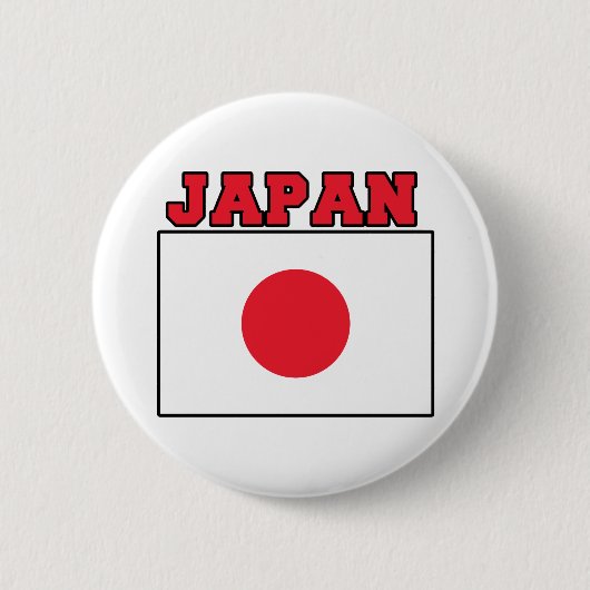 日本旗 缶バッジ (正面)