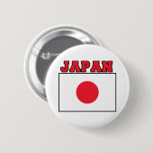 日本旗 缶バッジ (正面&裏面)