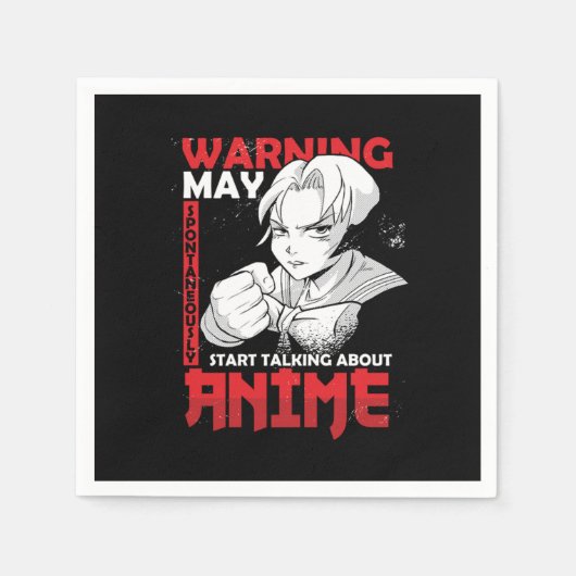 日本日本のオタクマンガコスプレゲーム景品戦争 スタンダードカクテルナプキン (正面)