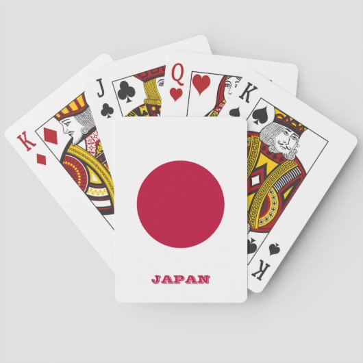 日本日本のトランプフラッグゲーム トランプ (裏面)