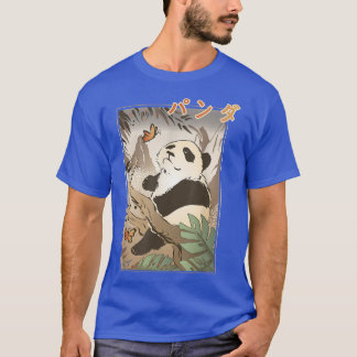日本日本のファン向けのパンダかわいい Tシャツ