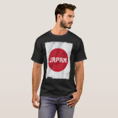 日本日本のルーツ日本国旗 Tシャツ (正面フル)