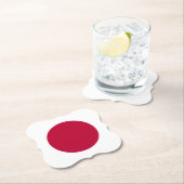 日本日本の国旗 ペーパーコースター (インサイチュ)