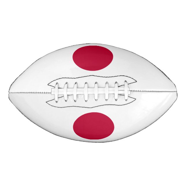 日本日本の国旗 – 日の丸 アメリカンフットボール (正面)