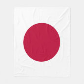 日本日本の国旗 – 日の丸 フリースブランケット (正面)
