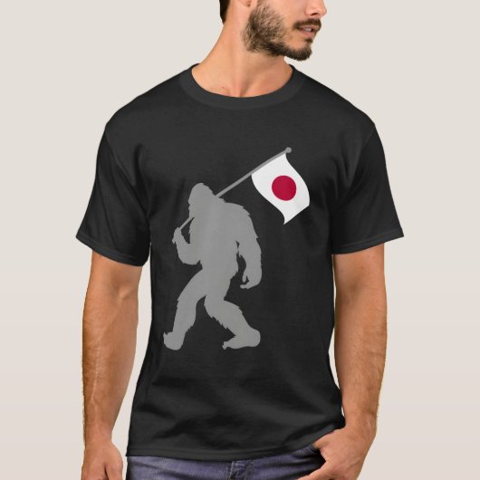 日本日本の国旗 Tシャツ (正面)