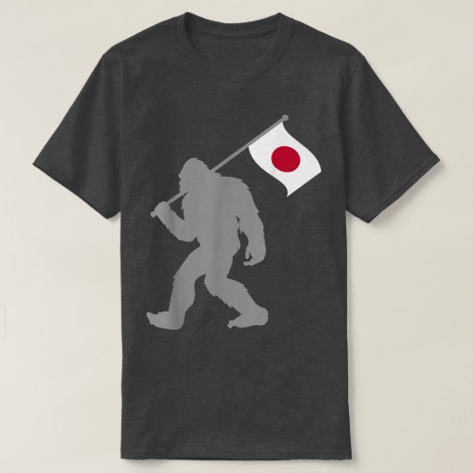 日本日本の国旗 Tシャツ (デザイン正面)