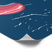 日本日本ヴィンテージイカ旅行ポスター ポスター (角)