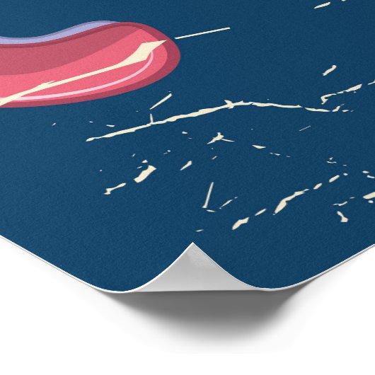 日本日本ヴィンテージイカ旅行ポスター ポスター (角)