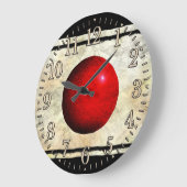 日本日本愛国心が強い芸術の柱時計の旗 ラージ壁時計 (傾斜)