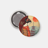 日本日本舞妓パゴダsun マグネット (正面/裏面)