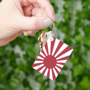 日本朝日国旗、江戸から第2次世界大戦 キーホルダー