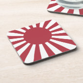 日本朝日国旗、江戸から第2次世界大戦 コースター (左側)
