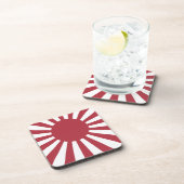 日本朝日国旗、江戸から第2次世界大戦 コースター (右側)