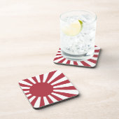 日本朝日国旗、江戸から第2次世界大戦 コースター (右側)