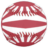 日本朝日国旗、江戸から第2次世界大戦 ソフトボール (正面)