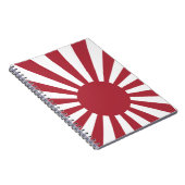 日本朝日国旗、江戸から第2次世界大戦 ノートブック (右側)