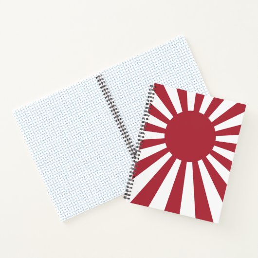 日本朝日国旗、江戸から第2次世界大戦 ノートブック (内部)