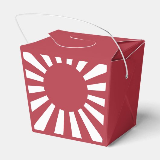 日本朝日国旗、江戸から第2次世界大戦 フェイバーボックス (裏面サイド)