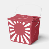 日本朝日国旗、江戸から第2次世界大戦 フェイバーボックス (正面サイド)