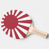日本朝日国旗、江戸から第2次世界大戦 卓球ラケット (横)