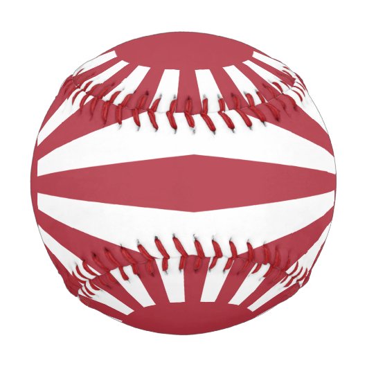 日本朝日国旗、江戸から第2次世界大戦 野球ボール (裏面)