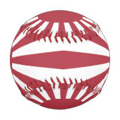 日本朝日国旗、江戸から第2次世界大戦 野球ボール (正面)