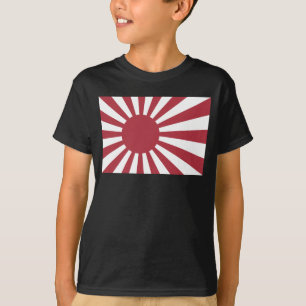日本朝日国旗、江戸から第2次世界大戦 Tシャツ