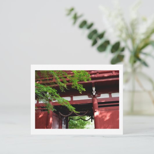 日本本童子寺仁王門 ポストカード (スタンド正面)