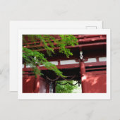 日本本童子寺仁王門 ポストカード (正面/裏面)